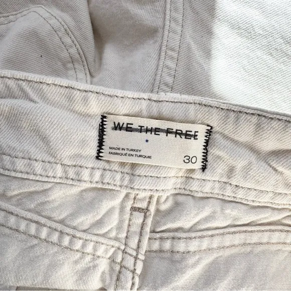 NWT Free People Aster Straight Leg Jeans Denim We The Free in Cream