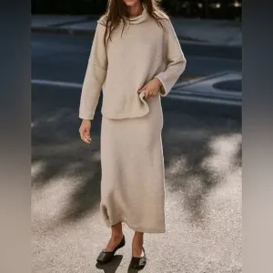 NWT Free People Milley Reversible Set in Wet Plaster