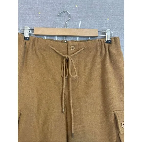 NWT Free People Charli Wool Longline Cargo Shorts