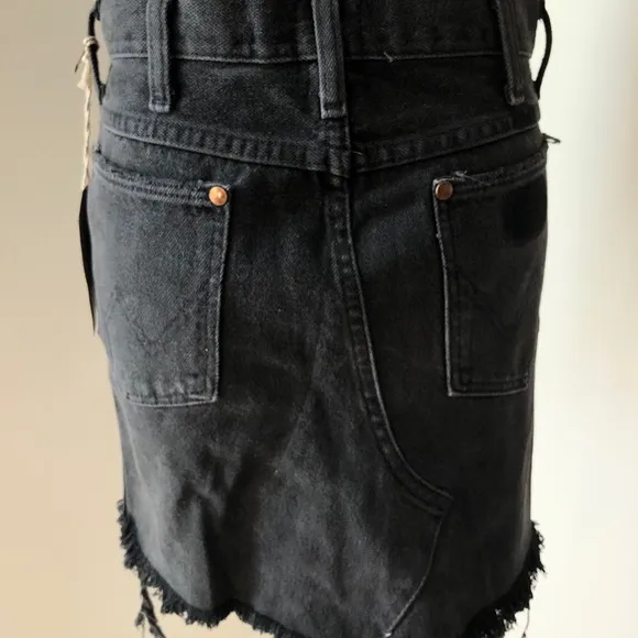 NWT FURST VINTAGE DISTRESSED DENIM SKIRT