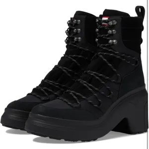NWT Hunter Womens Discoverer Mid Lace-Up  Heel Boot size 11