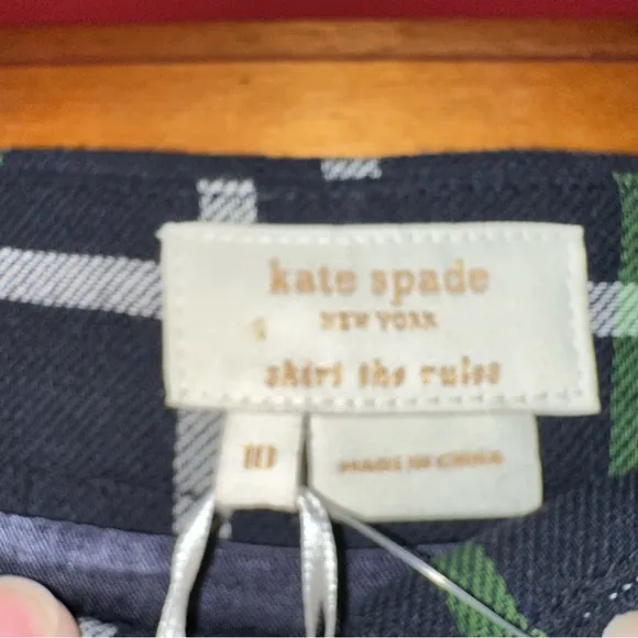 NWT Kate Spade Fallon Wool Blend Skirt, size 10