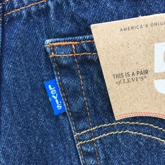 NWT Levi’s X Super Mario 501 Jean Shorts Blue 24