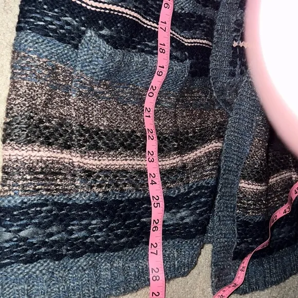 NWT Lucky Brand | Striped Wool Blend | Cardigan Sweater with Front Pockets
