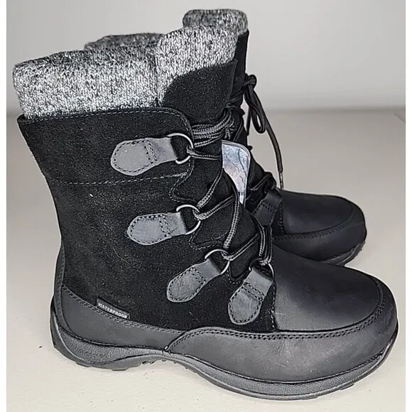 NWT New Baffin Women's Eldora Waterproof Boot Breathable Leather Lined Size 7