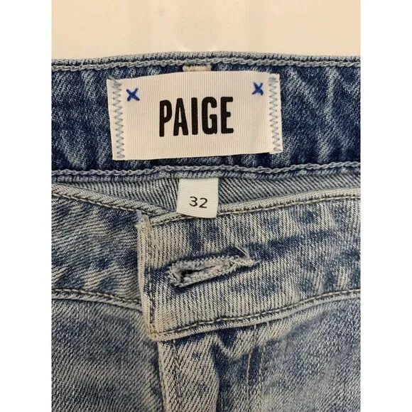 NWT PAIGE NELLIE HIGH-RISE CULOTTE JEANS IN EVERLONG NWT WOMEN'S SIZE 32