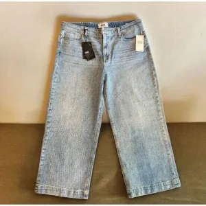 NWT PAIGE NELLIE HIGH-RISE CULOTTE JEANS IN EVERLONG NWT WOMEN'S SIZE 32