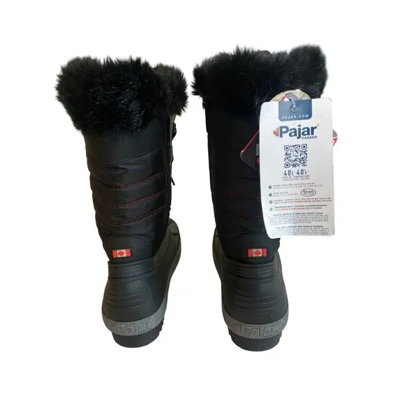 NWT PAJAR Doris Faux Fur-Lined Winter Boots Women’s 9 -40F