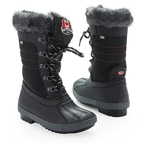 NWT PAJAR Doris Faux Fur-Lined Winter Boots Women’s 9 -40F