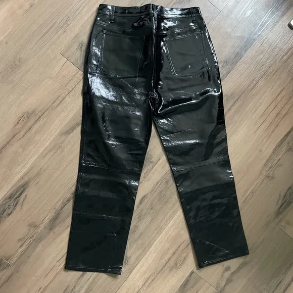 NWT Rag &amp; Bone patent leather straight leg pants