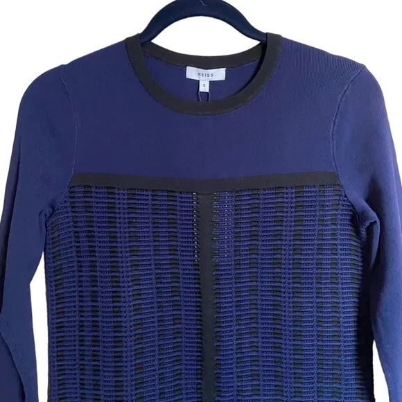 NWT Reiss Elsie Textured Knitted Bodycon Dress