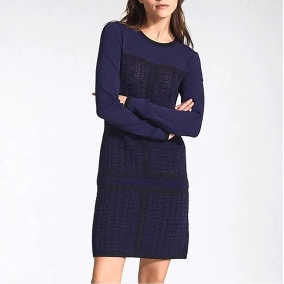 NWT Reiss Elsie Textured Knitted Bodycon Dress