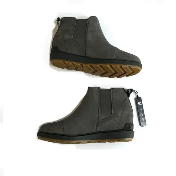 NWT | Sorel  Evie II | Waterproof | Wedge Chelsea Boots