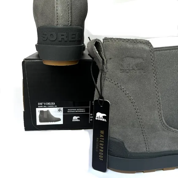 NWT | Sorel  Evie II | Waterproof | Wedge Chelsea Boots