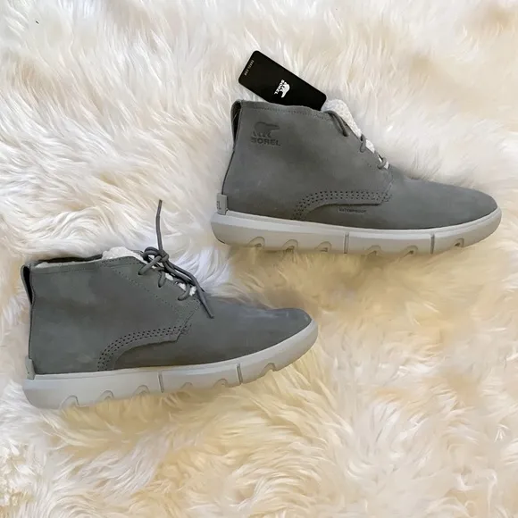 NWT Sorel Explorer 2 Drift Waterproof Boots in Gray Sz 9.