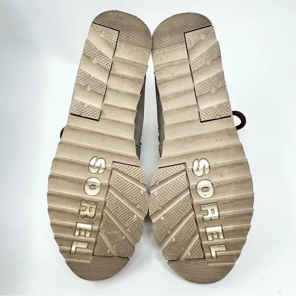 NWT Sorel Harlow Lace Cozy Boots Women’s Size 9.5 Waterproof Suede Sherpa Lined