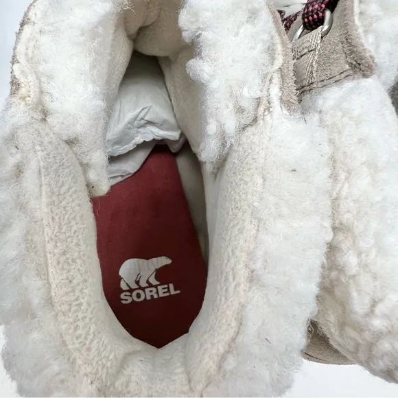 NWT Sorel Harlow Lace Cozy Boots Women’s Size 9.5 Waterproof Suede Sherpa Lined