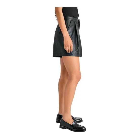 NWT- Splendid Faux Leather Shorts, size 8, out of stock online