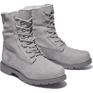 NWT Timberland Women's Linden Woods Fold-Down Winter Boots,Grey-Size 8.5