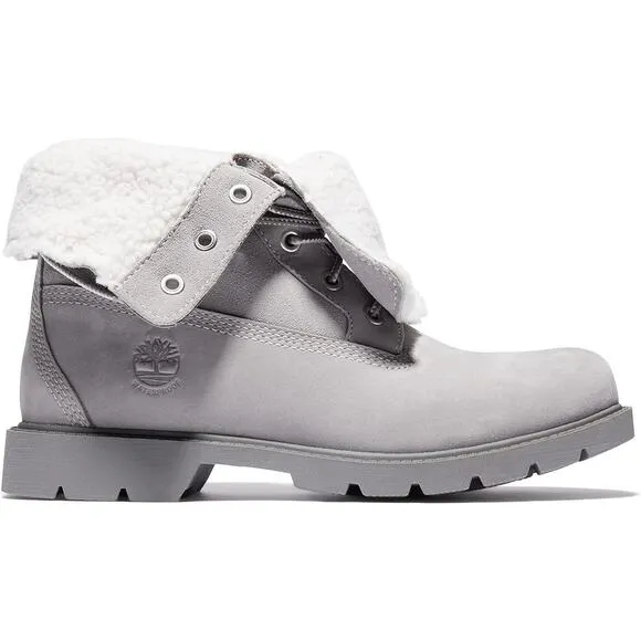 NWT Timberland Women's Linden Woods Fold-Down Winter Boots,Grey-Size 8.5