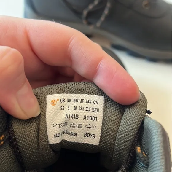 NWT Timberland Youth Mt. Maddsen Waterproof Hiking Boots