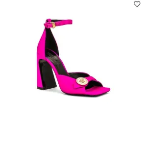 NWT Versace Medusa satin heels