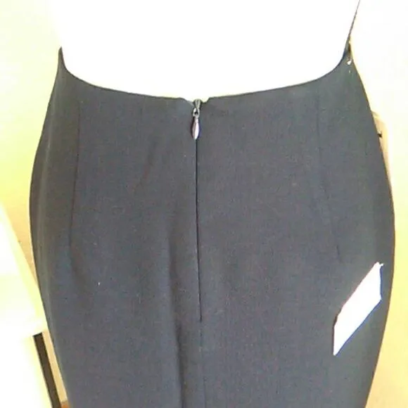 NWT Vintage Augustus Wool Midi Pencil Skirt