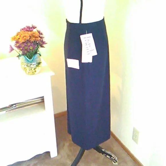 NWT Vintage Augustus Wool Midi Pencil Skirt