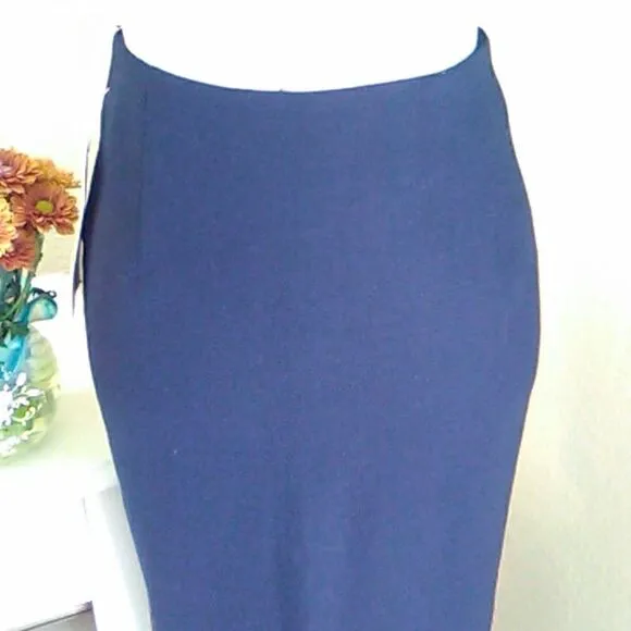 NWT Vintage Augustus Wool Midi Pencil Skirt