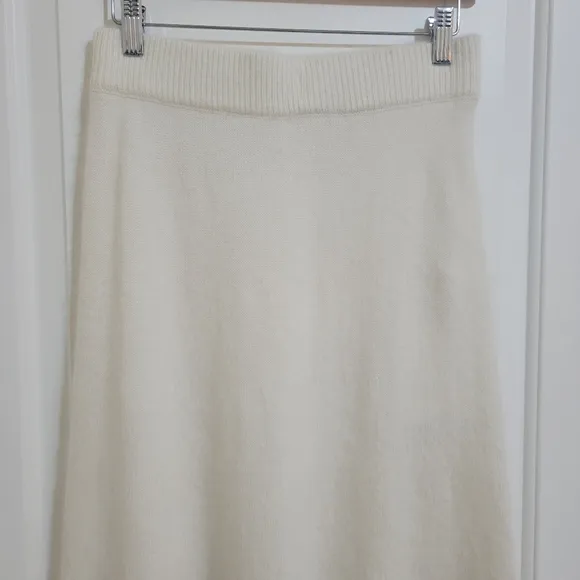 NWT Wool Blend A-Line Soft Midi Skirt S/M