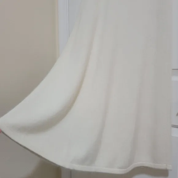 NWT Wool Blend A-Line Soft Midi Skirt S/M