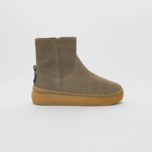 NWT. Zara Kids Tan Leather  Boots. Size 12.