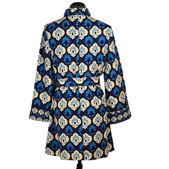 NWT Zara Mini Dress Belted Retro Print Small