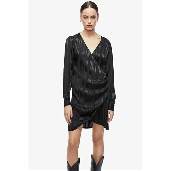 NWT Anine Bing Penelope Mini Black Dress