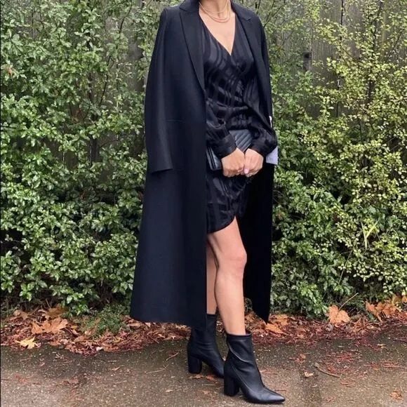 NWT Anine Bing Penelope Mini Black Dress