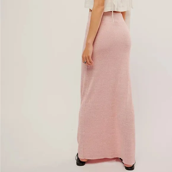 NWT💛Free People Golden Hour Maxi Skirt S Dried Palm