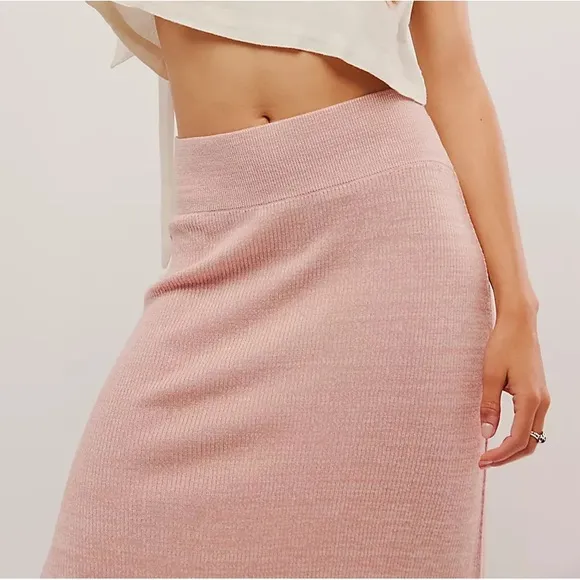 NWT💛Free People Golden Hour Maxi Skirt S Dried Palm