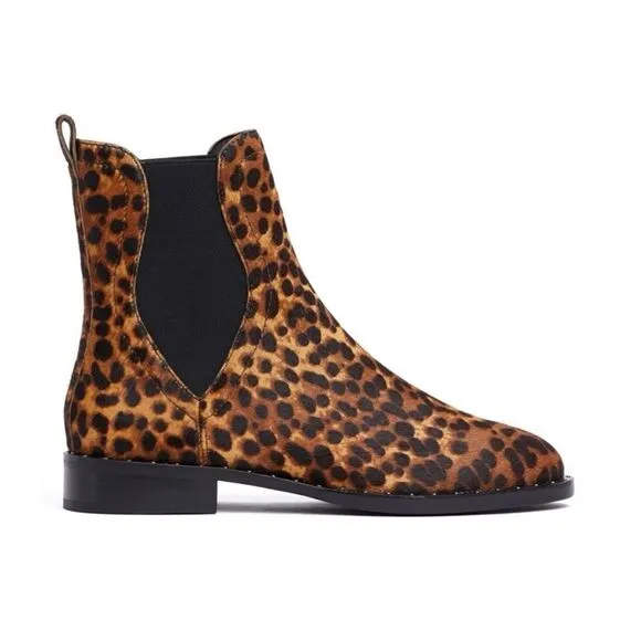 NWT Rebecca Minkoff Sabeen Too Genuine Calf Hair Chelsea Boots - Size: 6