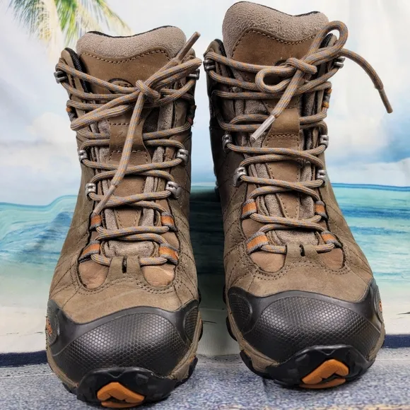Oboz BRIDGER Mid Hiking Boots B-Dry Waterproof Brown Men's Size 8 Wide
