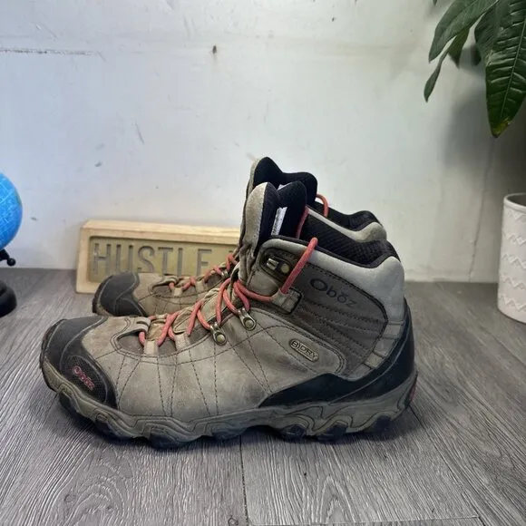 Oboz Men's Bridger Premium Mid B-DRY Hiking Boots Dark Oak Size 11.5 Brown