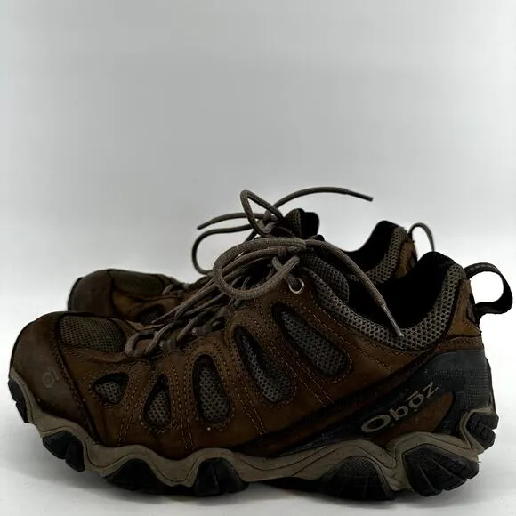 Oboz Sawtooth II Hiking Boot Shoes Lace Up Low Top Waterproof Leather Brown 11.5