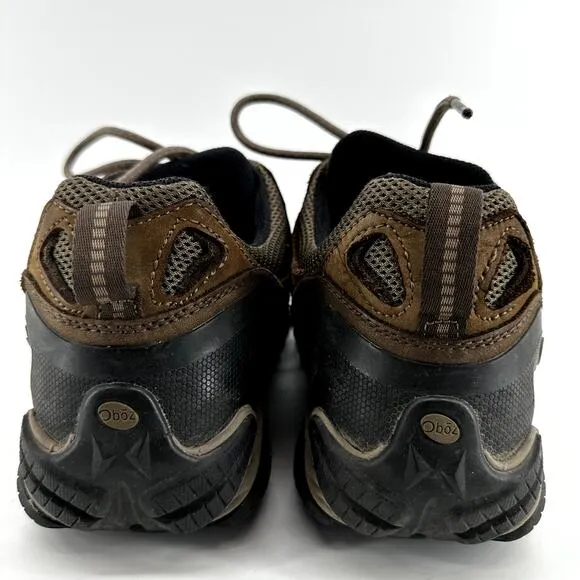 Oboz Sawtooth II Hiking Boot Shoes Lace Up Low Top Waterproof Leather Brown 11.5