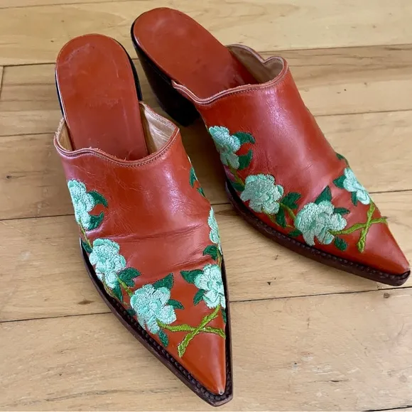 Old Gringo | Magnolia Chedron Mules, Sz 8.5 ♥ Like new!