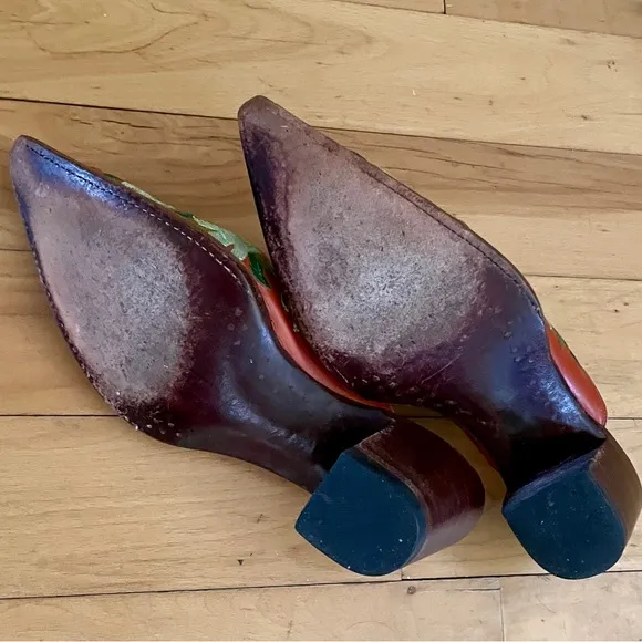 Old Gringo | Magnolia Chedron Mules, Sz 8.5 ♥ Like new!