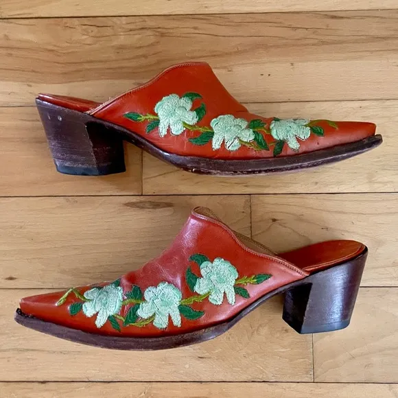 Old Gringo | Magnolia Chedron Mules, Sz 8.5 ♥ Like new!