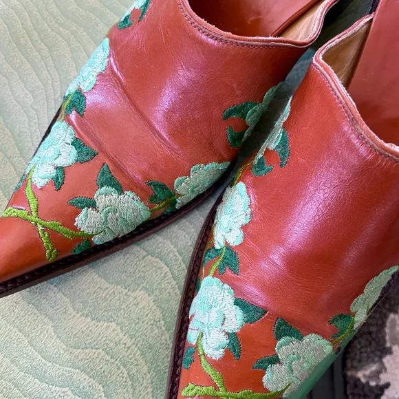 Old Gringo | Magnolia Chedron Mules, Sz 8.5 ♥ Like new!