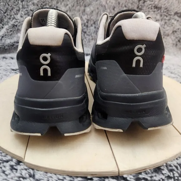 ON CLOUD CLOUDVISTA Eclipse Black Waterproof Athletic Shoes Women's Size 7