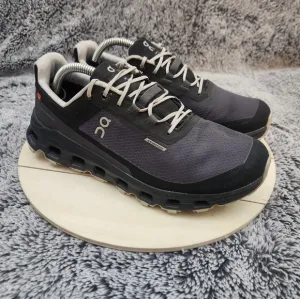 ON CLOUD CLOUDVISTA Eclipse Black Waterproof Athletic Shoes Women's Size 7