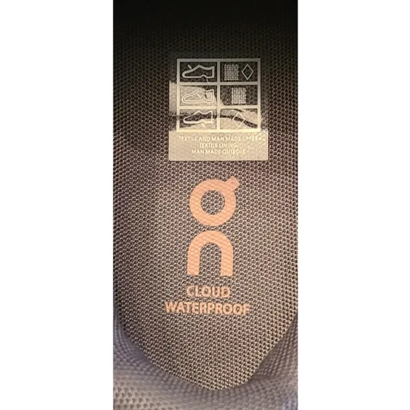 On Running Cloud 5 Waterproof Re-engineered Trail Running Hiking Sneaker 8.5