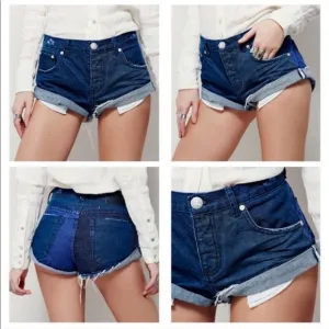 One Teaspoon Seawolf Bandits Patchwork Shorts size 26
